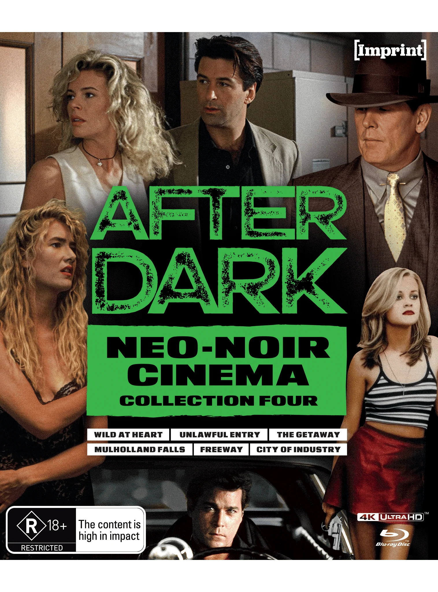 AFTER DARK: NEO-NOIR CINEMA - COLLECTION FOUR (IMPRINT COLLECTION #568 - 573) - 4K UHD & BLU-RAY
