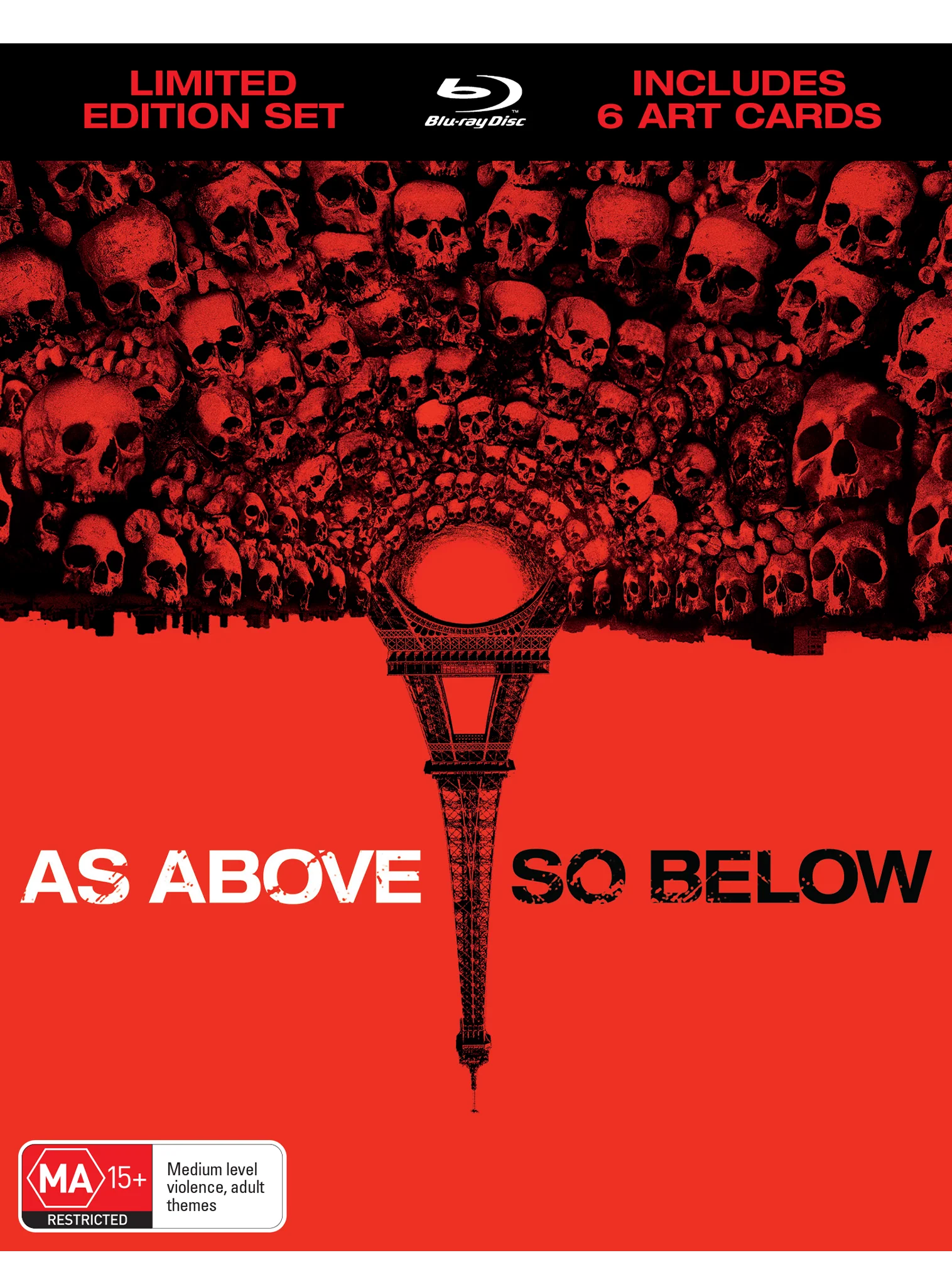 AS ABOVE, SO BELOW - LIMITED EDITION BLU-RAY (LENTICULAR HARDCOVER + ART CARDS)