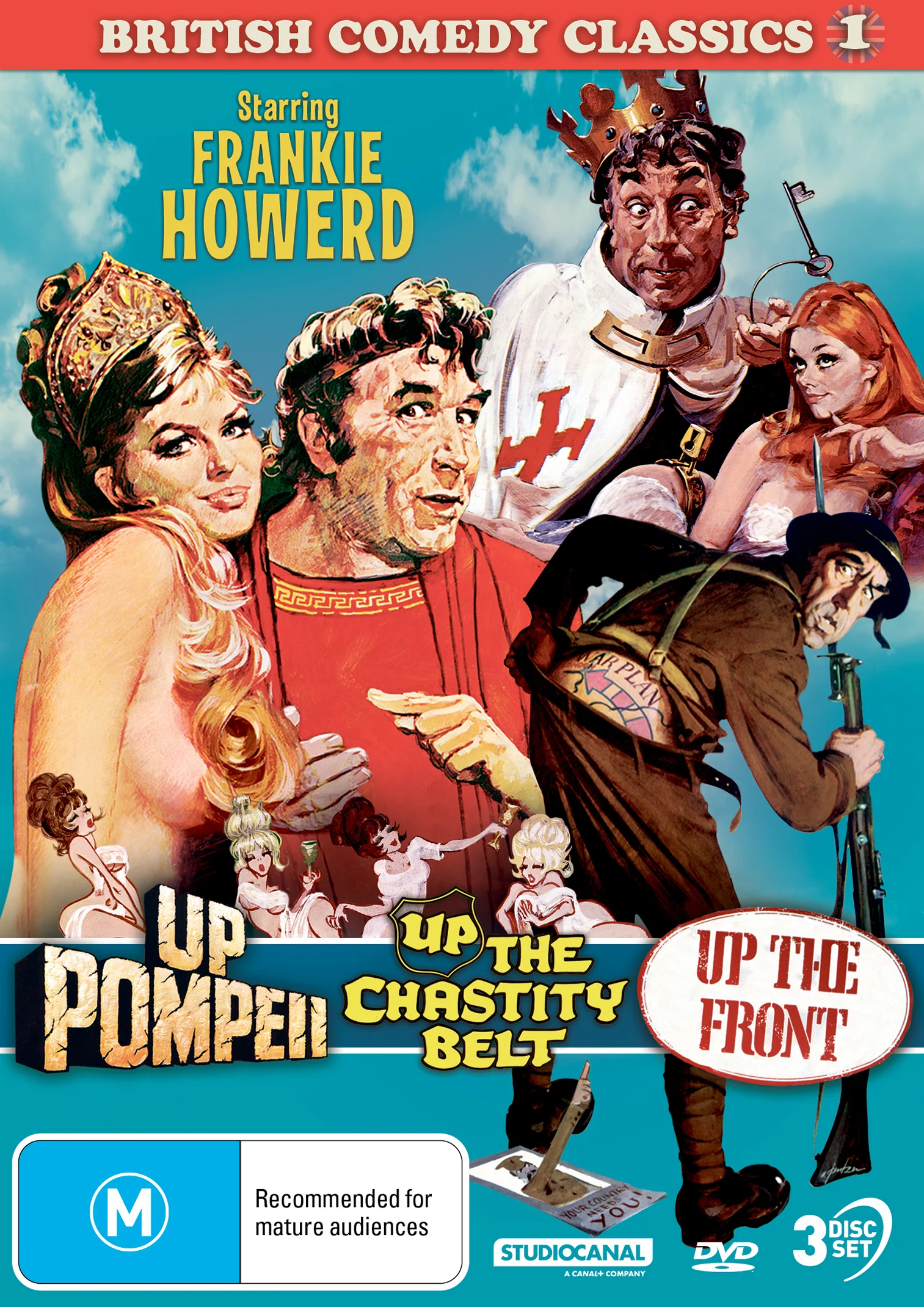 BRITISH COMEDY CLASSICS 1: UP POMPEII, UP THE CHASTITY BELT, UP THE FRONT