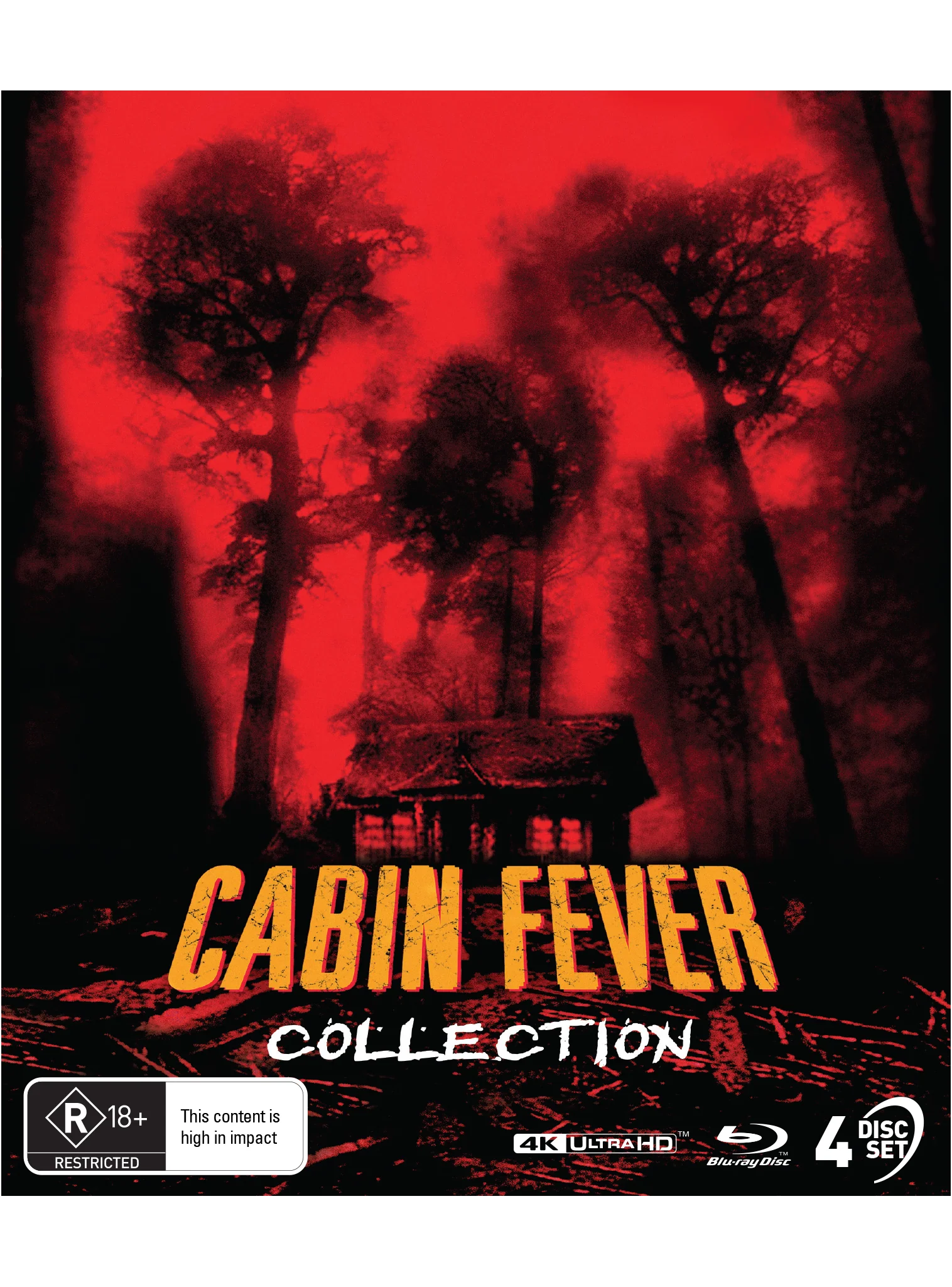 CABIN FEVER COLLECTION - 4K UHD & BLU-RAY LIMITED EDITION (LENTICULAR HARDCASE + SOFTCOVER BOOKLET)