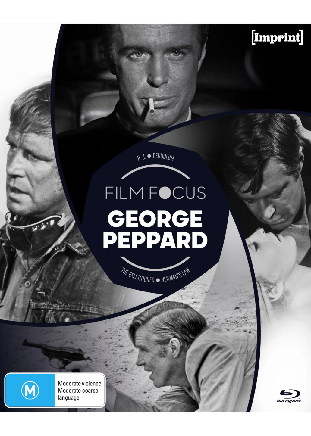 FILM FOCUS: GEORGE PEPPARD (IMPRINT COLLECTION #252-255) BLU-RAY