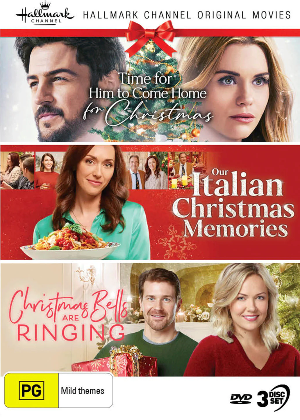 HALLMARK CHRISTMAS COLLECTION #27 (TIME FOR HIM TO COME HOME FOR CHRISTMAS / OUR ITALIAN CHRISTMAS MEMORIES / CHRISTMAS BELLS ARE RINGING)