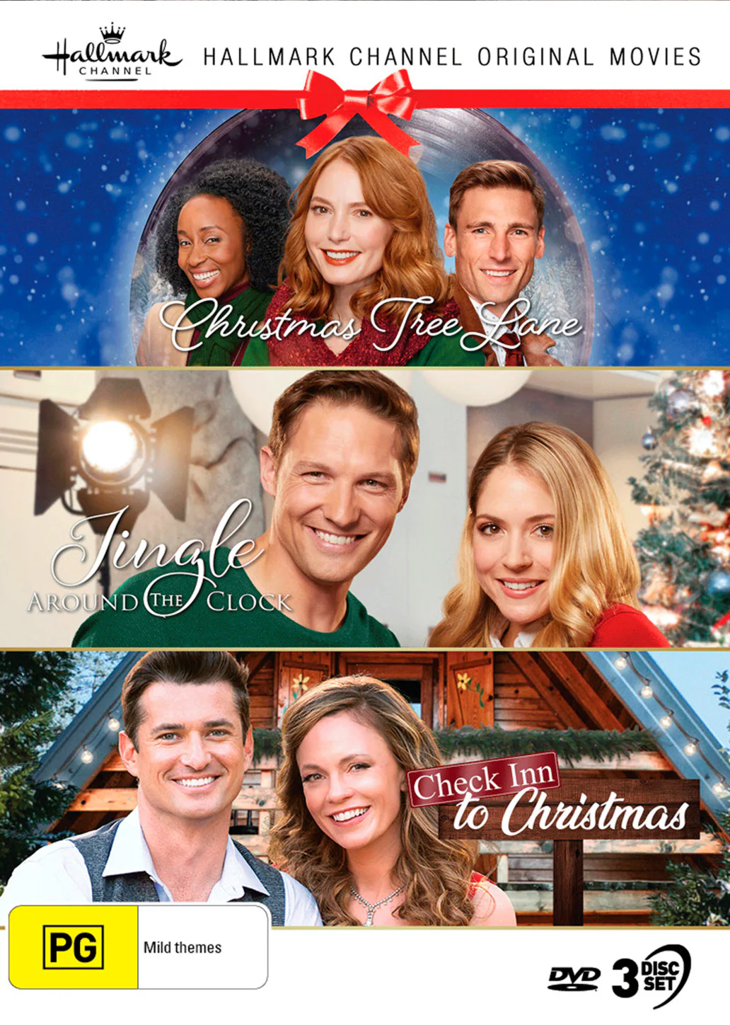 HALLMARK CHRISTMAS COLLECTION #28 (CHRISTMAS TREE LANE / JINGLE AROUND THE CLOCK / CHECK INN TO CHRISTMAS)