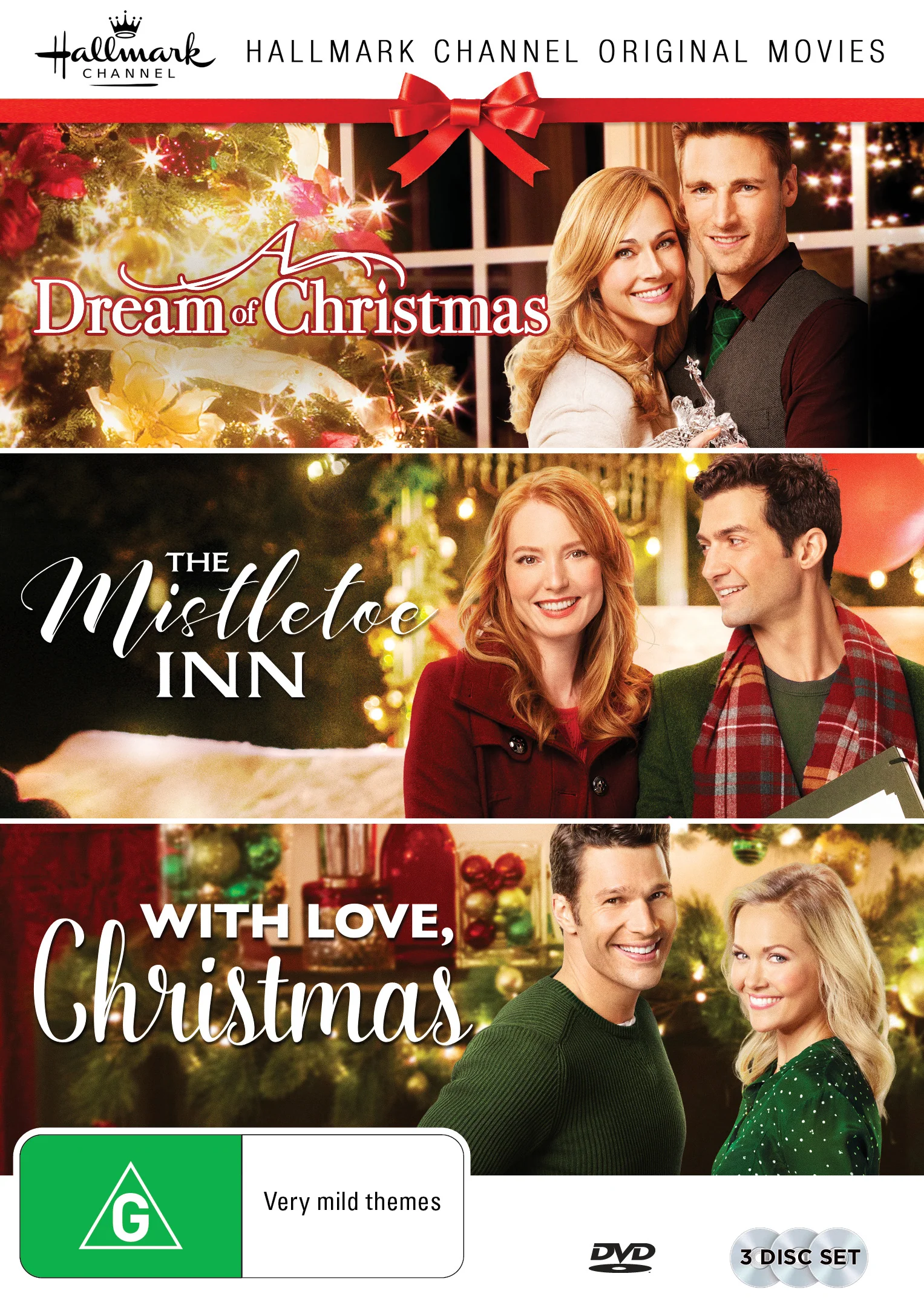 HALLMARK CHRISTMAS COLLECTION 3: THE MISTLETOE INN/A DREAM OF CHRISTMAS/WITH LOVE CHRISTMAS