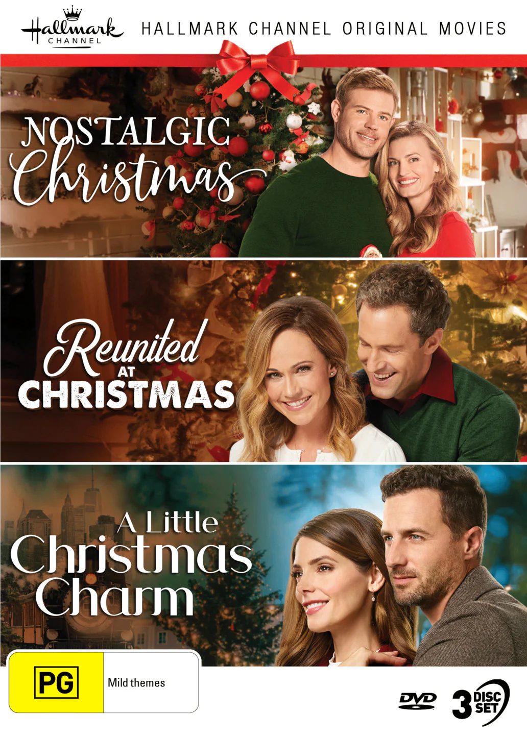 HALLMARK CHRISTMAS COLLECTION #31 (NOSTALGIC CHRISTMAS / REUNITED AT CHRISTMAS / A LITTLE CHRISTMAS CHARM)