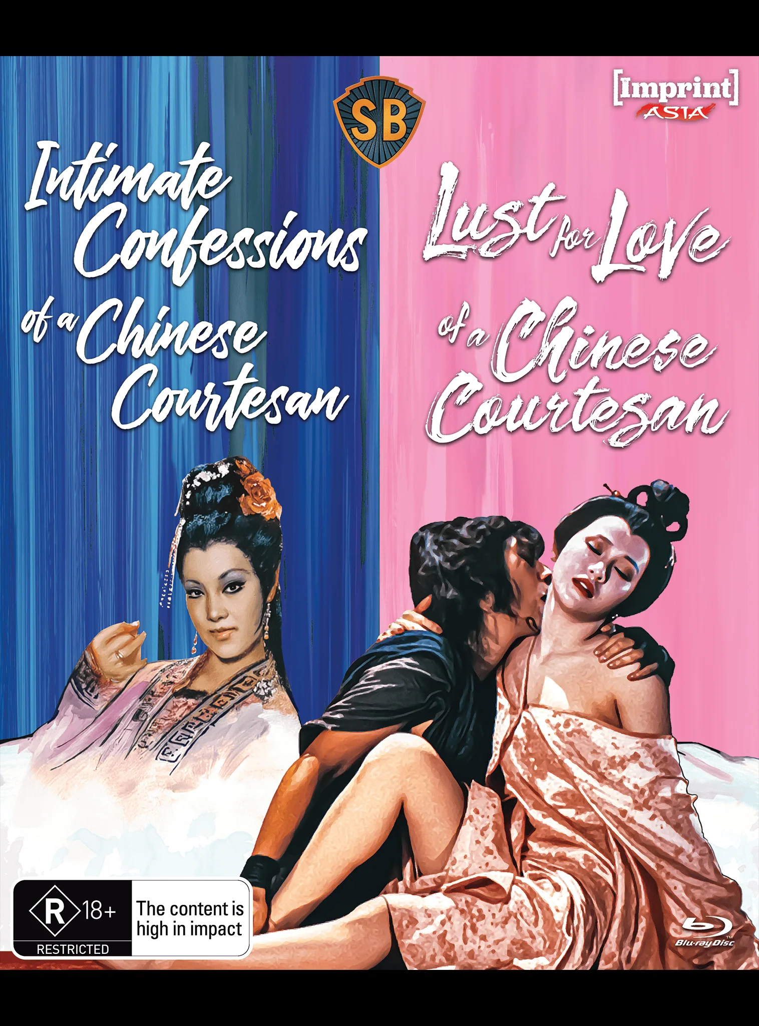 INTIMATE CONFESSIONS OF A CHINESE COURTESAN / LUST FOR LOVE OF A CHINESE COURTESAN (IMPRINT ASIA COLLECTION #34 - #35) - BLU-RAY