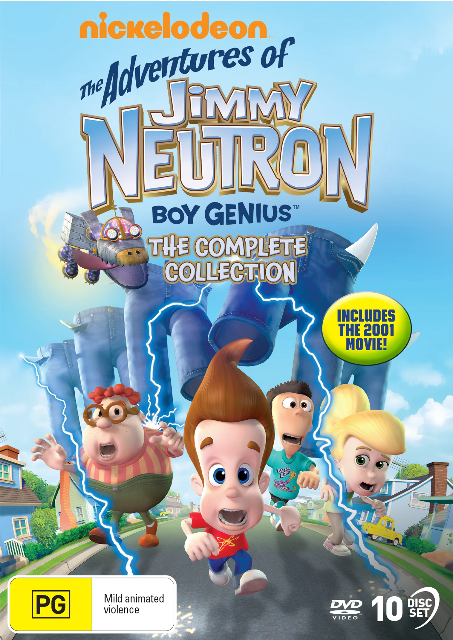 JIMMY NEUTRON BOY GENIUS: THE COMPLETE FILM & TV COLLECTION - DVD
