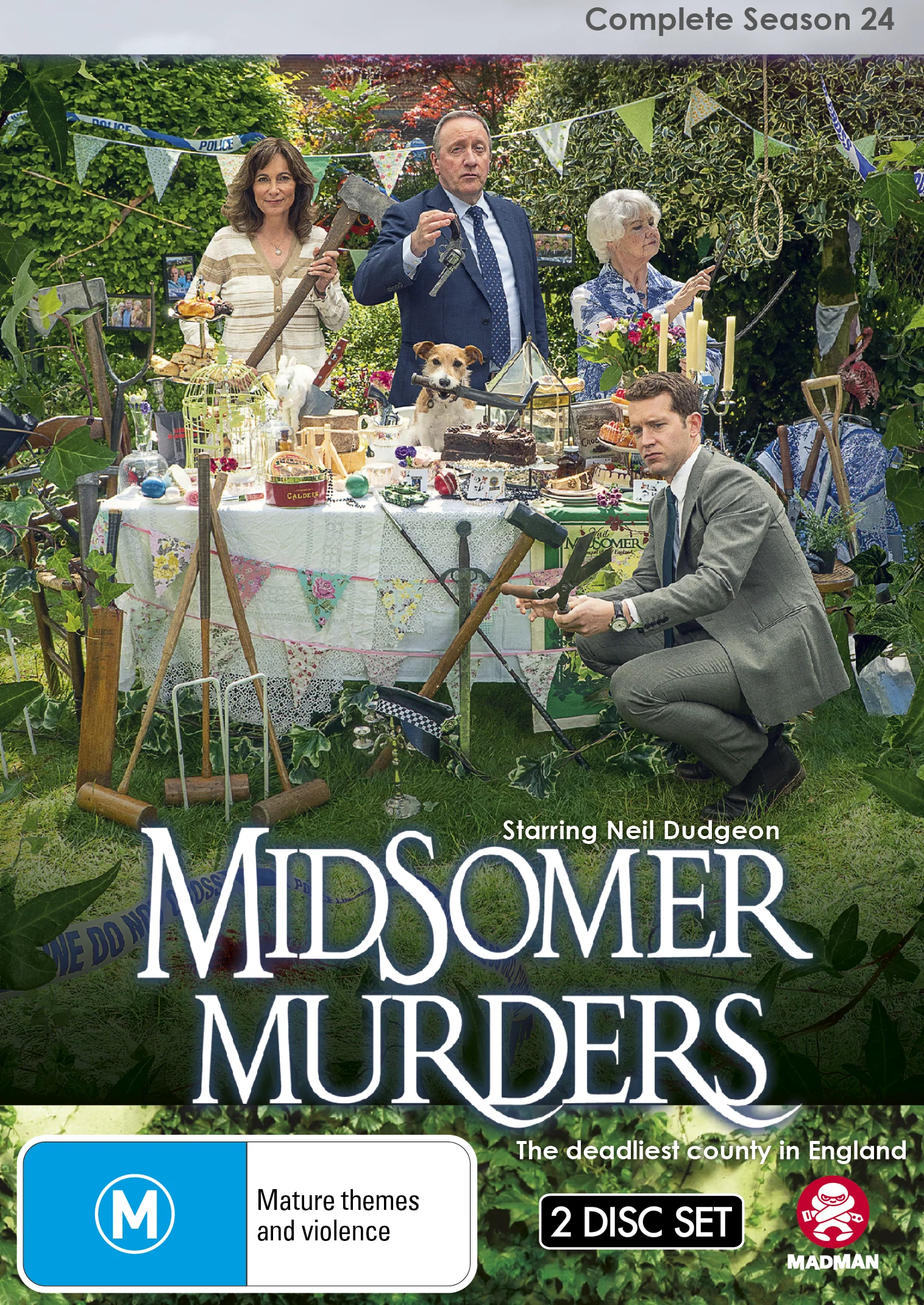 MIDSOMER MURDERS: Complete Season 24 (SINGLE CASE VERSION)