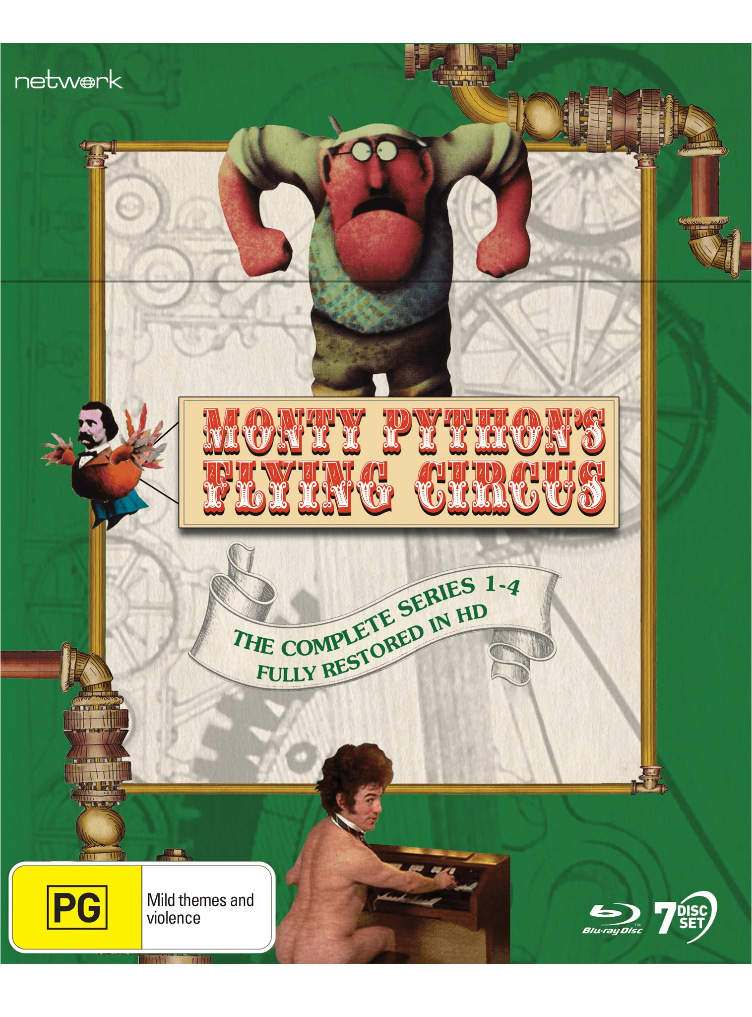 MONTY PYTHON'S FLYING CIRCUS: THE COMPLETE SERIES BLU RAY (RESTORED)