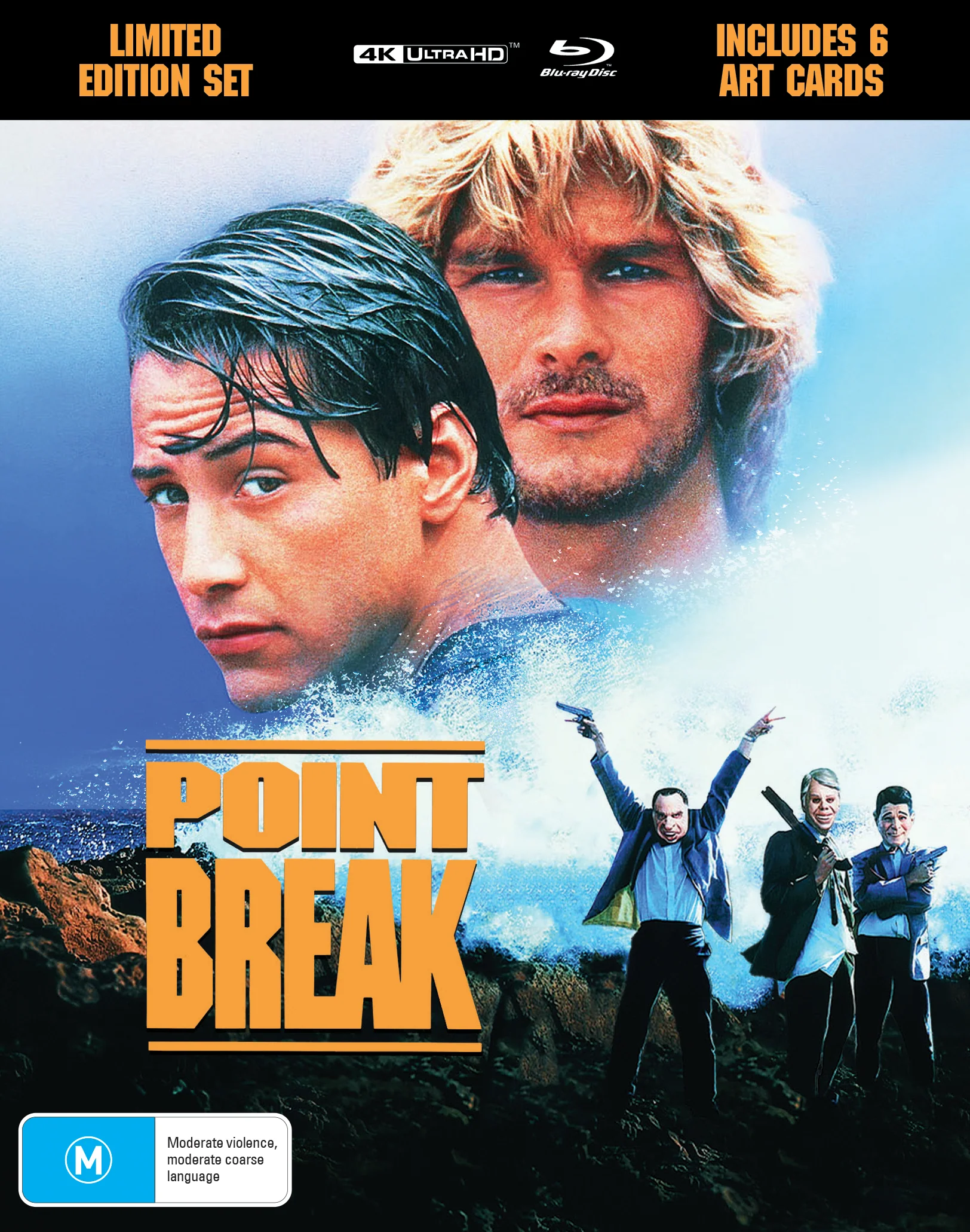 POINT BREAK - LIMITED EDITION 4K + BLU-RAY (LENTICULAR HARDCOVER + ART CARDS)