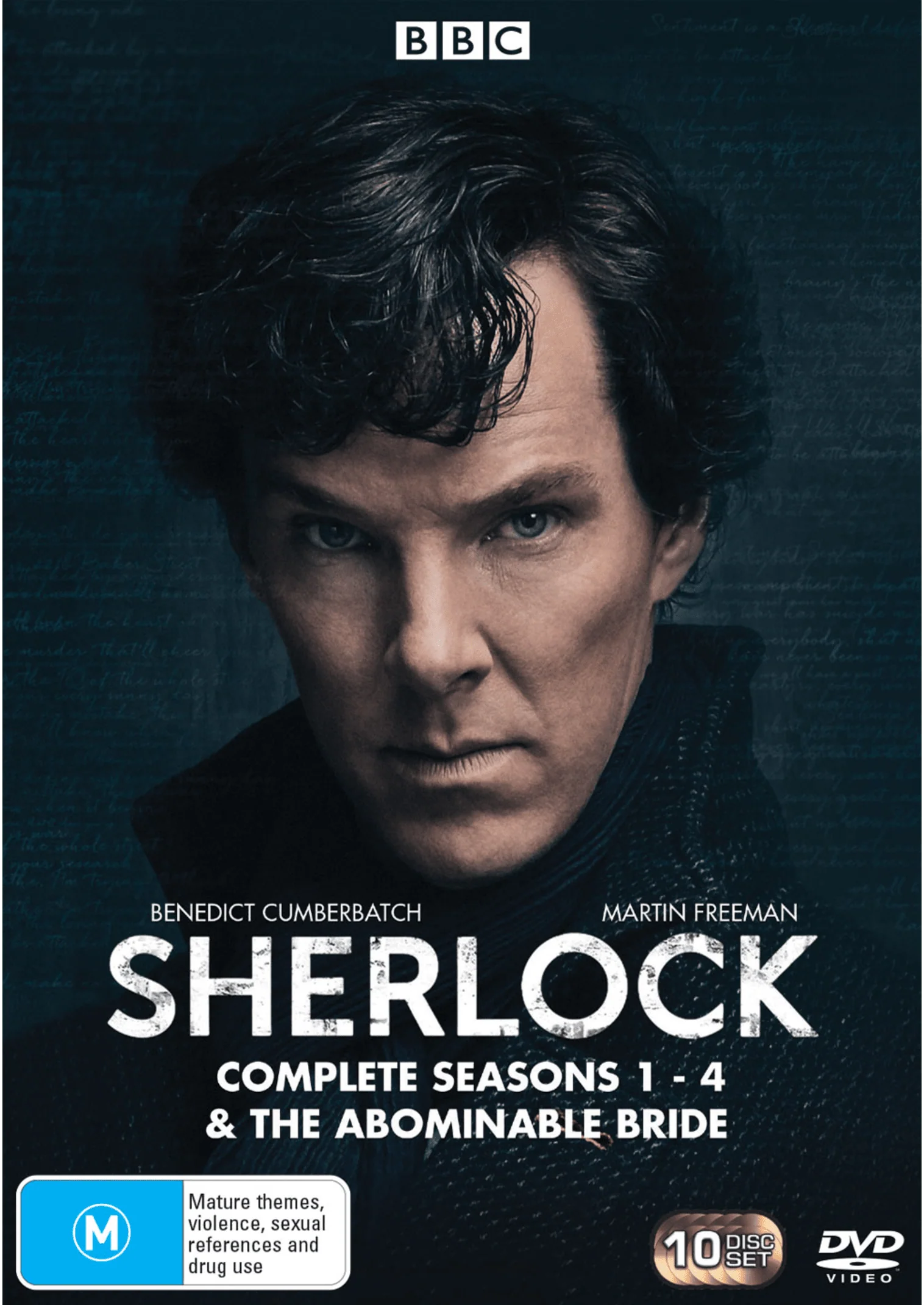 SHERLOCK COMPLETE SEASONS 1 - 4 & THE ABOMINABLE BRIDE