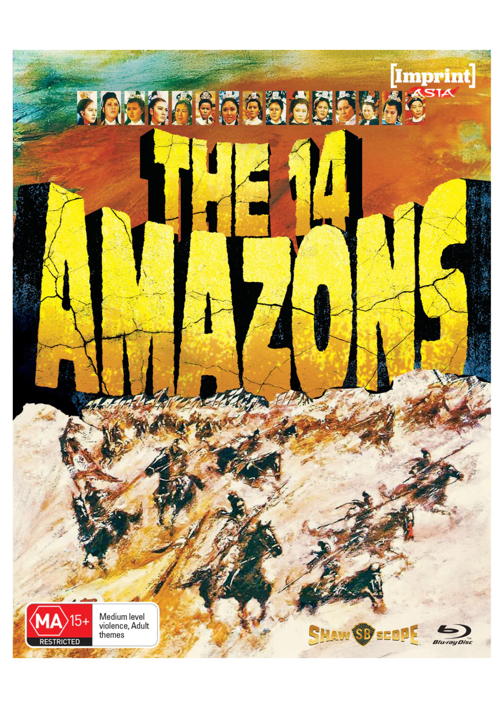 THE 14 AMAZONS (IMPRINT ASIA COLLECTION #24) - BLU-RAY