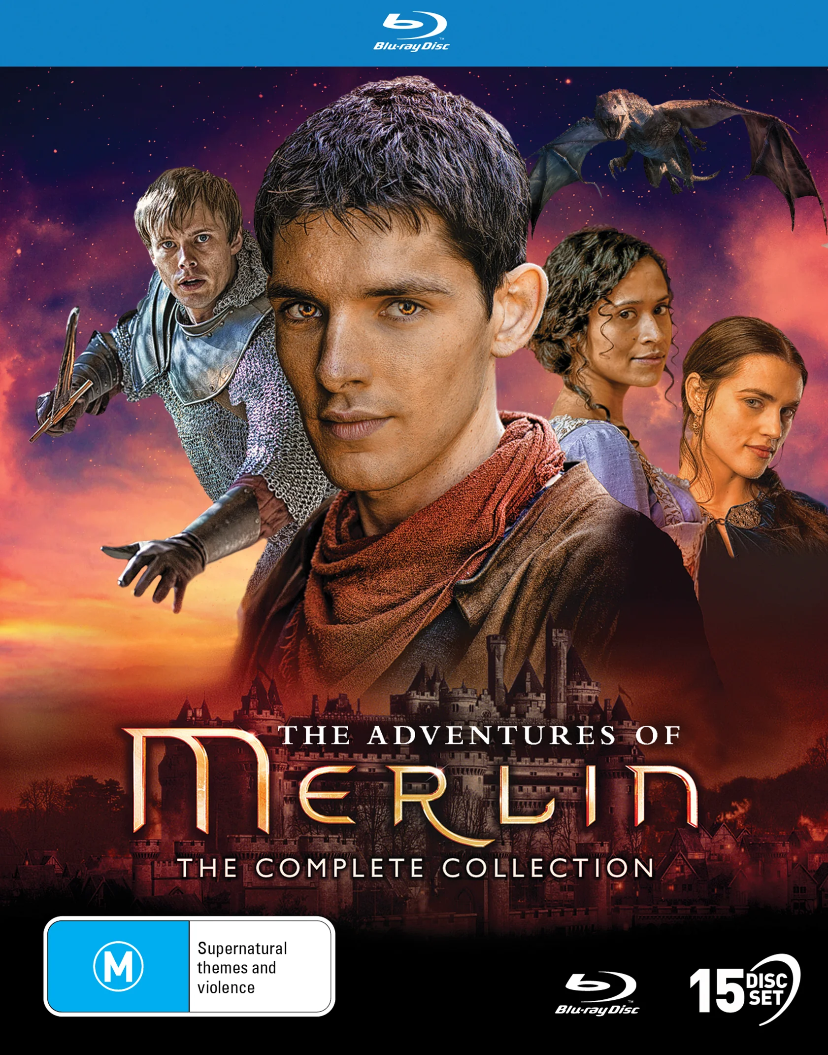 THE ADVENTURES OF MERLIN: THE COMPLETE COLLECTION BLU RAY