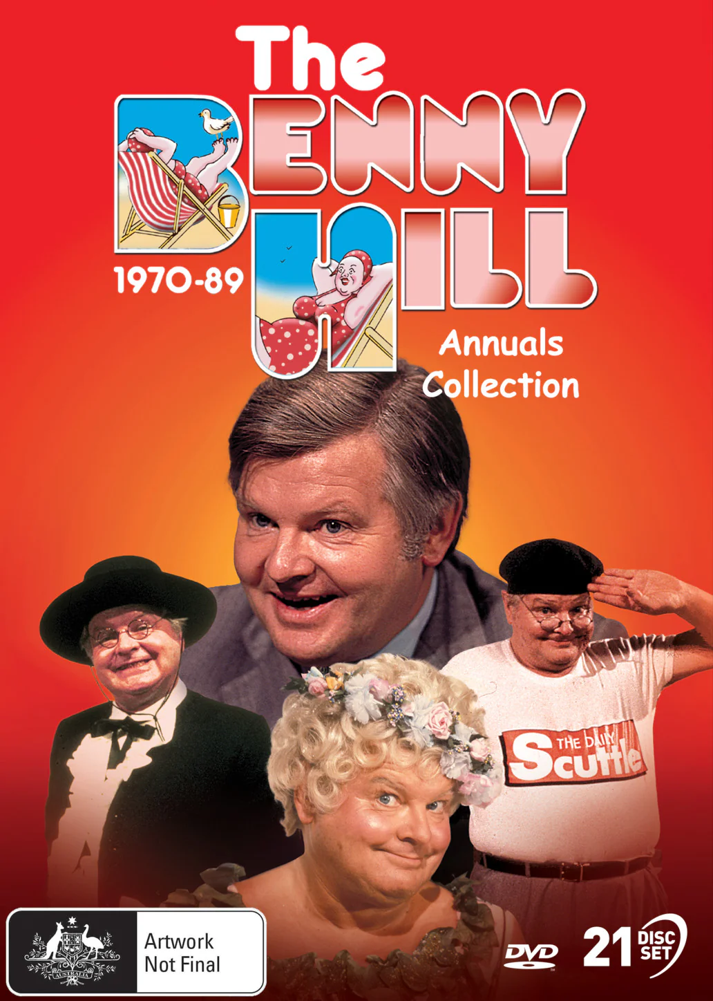 THE BENNY HILL ANNUALS COLLECTION (1970 - 1989) - DVD