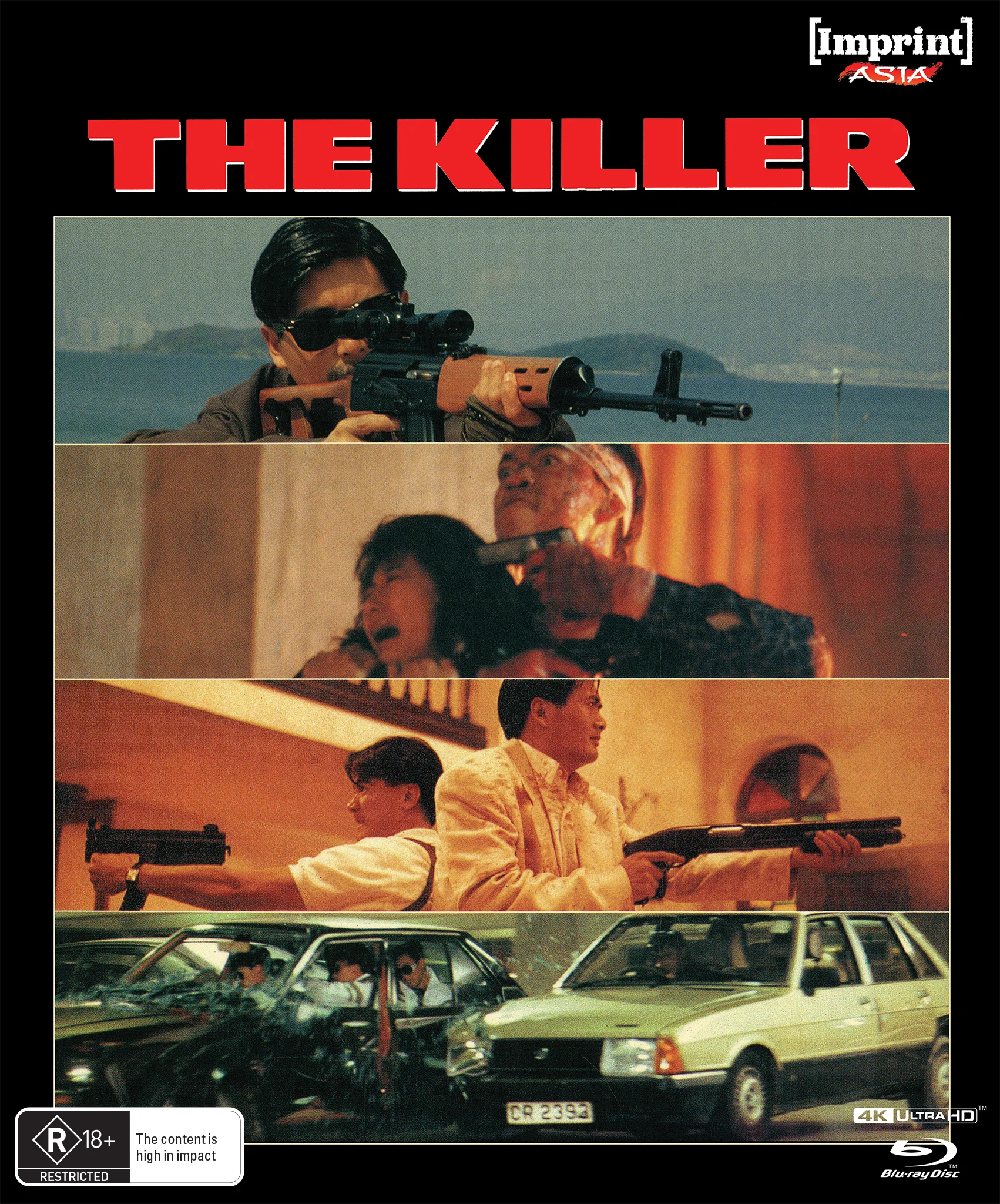 THE KILLER (IMPRINT ASIA COLLECTION #50) - 4K UHD & 2 BLU-RAY - STEELBOOK + HARDBACK BOOKLET IN HARDBOX