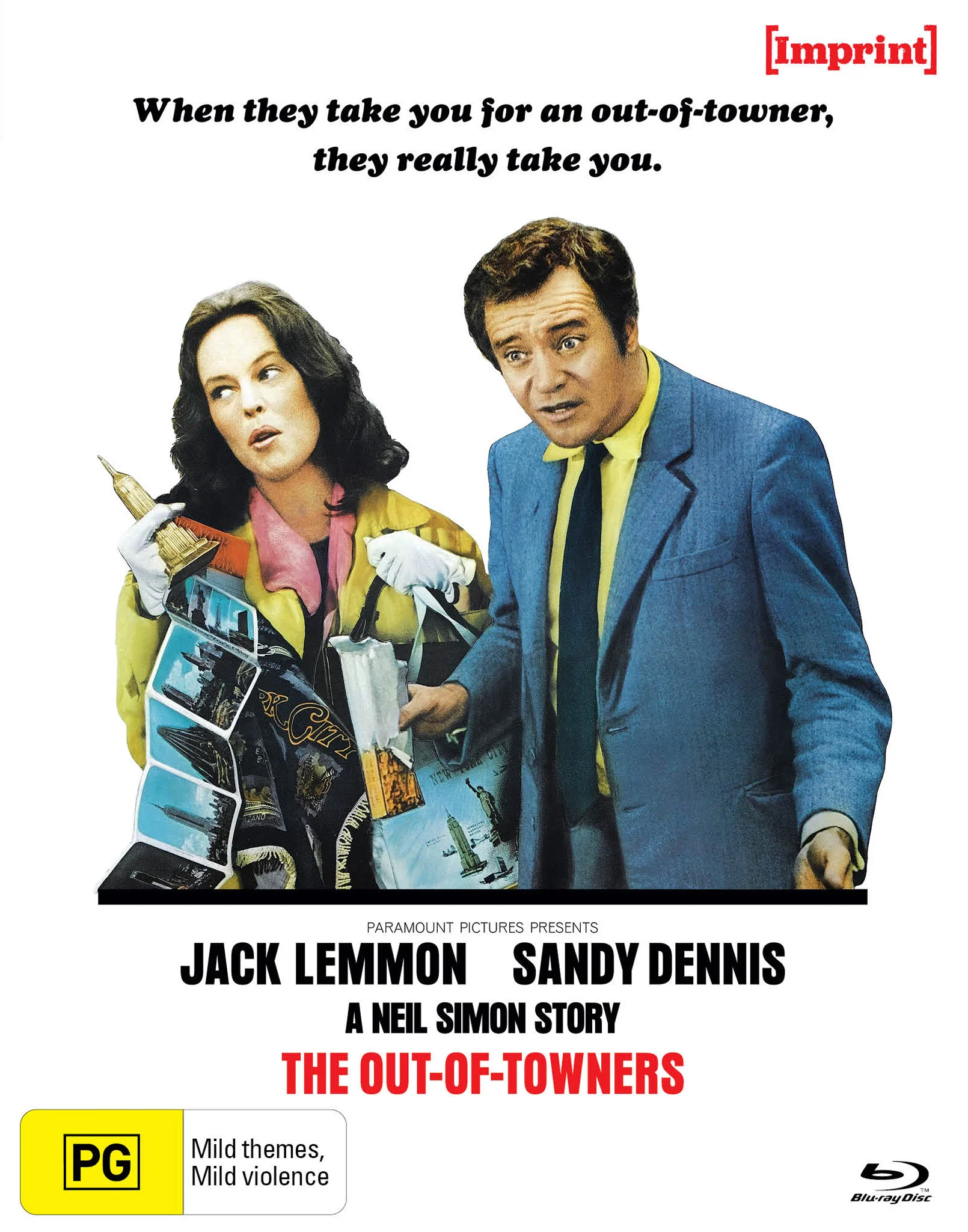 THE OUT-OF-TOWNERS (1970) (IMPRINT COLLECTION #108) 