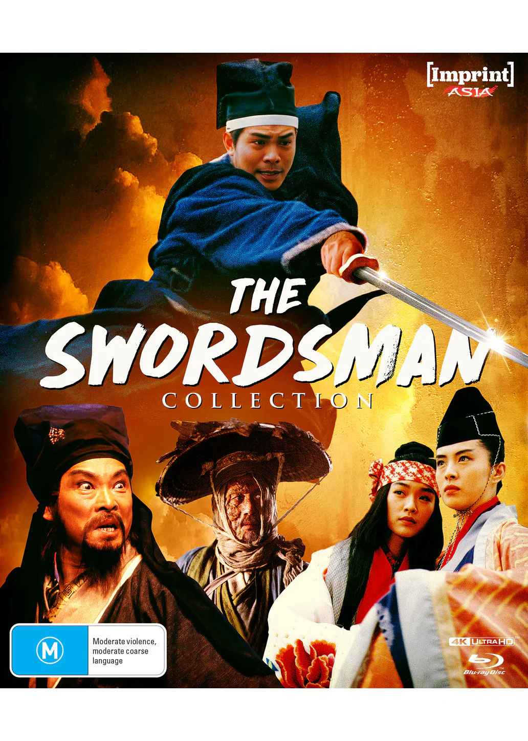 THE SWORDSMAN COLLECTION (1990 - 1993) - IMPRINT ASIA COLLECTION #71 - 73 - LIMITED EDITION 4K UHD & BLU-RAY STEELBOOK + HARDCOVER BOOKLET IN HARDBOX