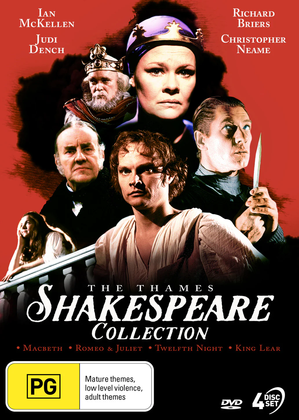 THE THAMES SHAKESPEARE COLLECTION - MACBETH, KING LEAR, ROMEO & JULIET, TWELFTH NIGHT