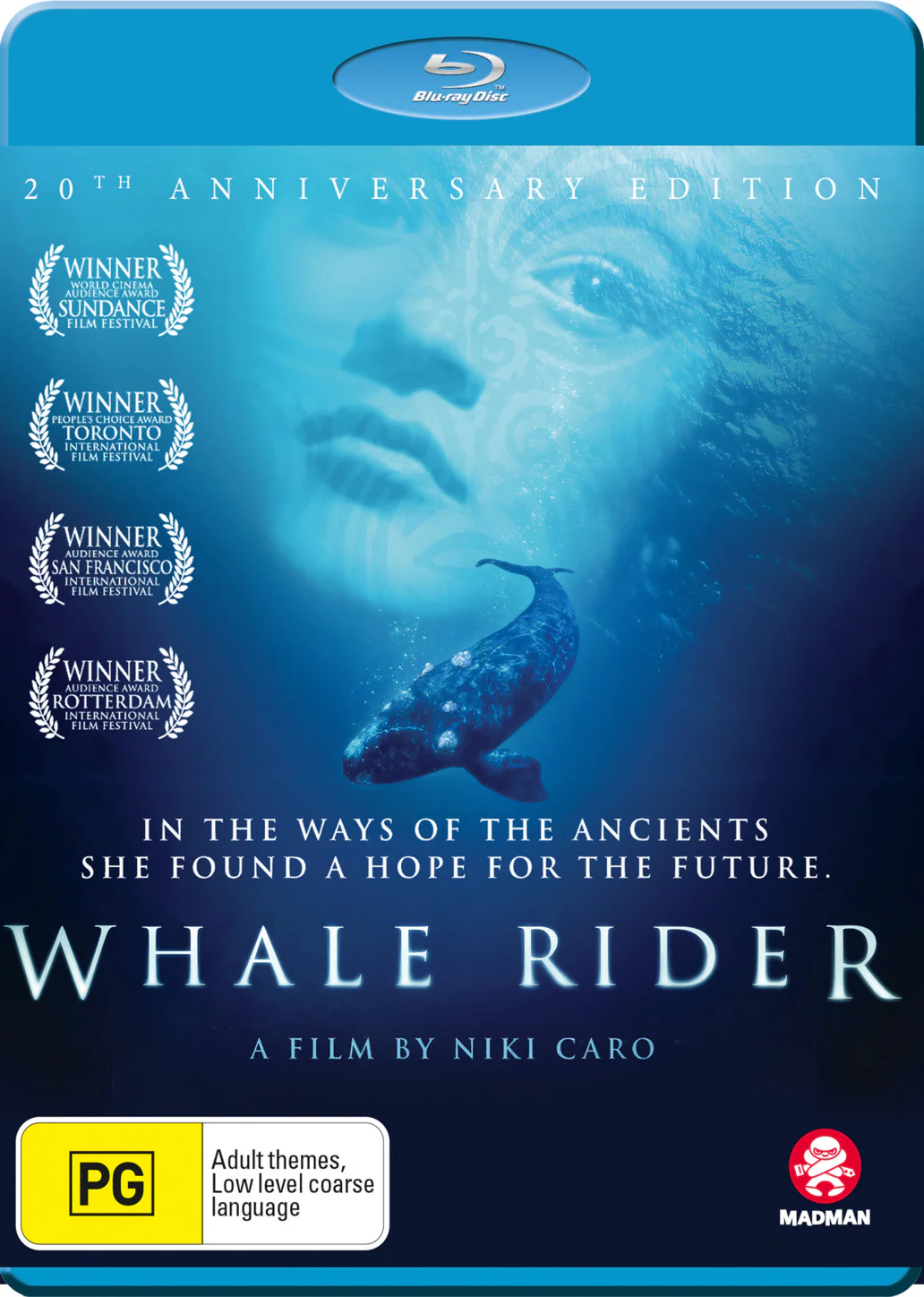 WHALE RIDER 20th ANNIVERSARY (BLU-RAY)